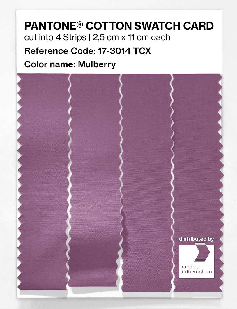 Artikelbild 3 des Artikels “PANTONE® COTTON SWATCH CARD 17-3014 TCX Mulberry “