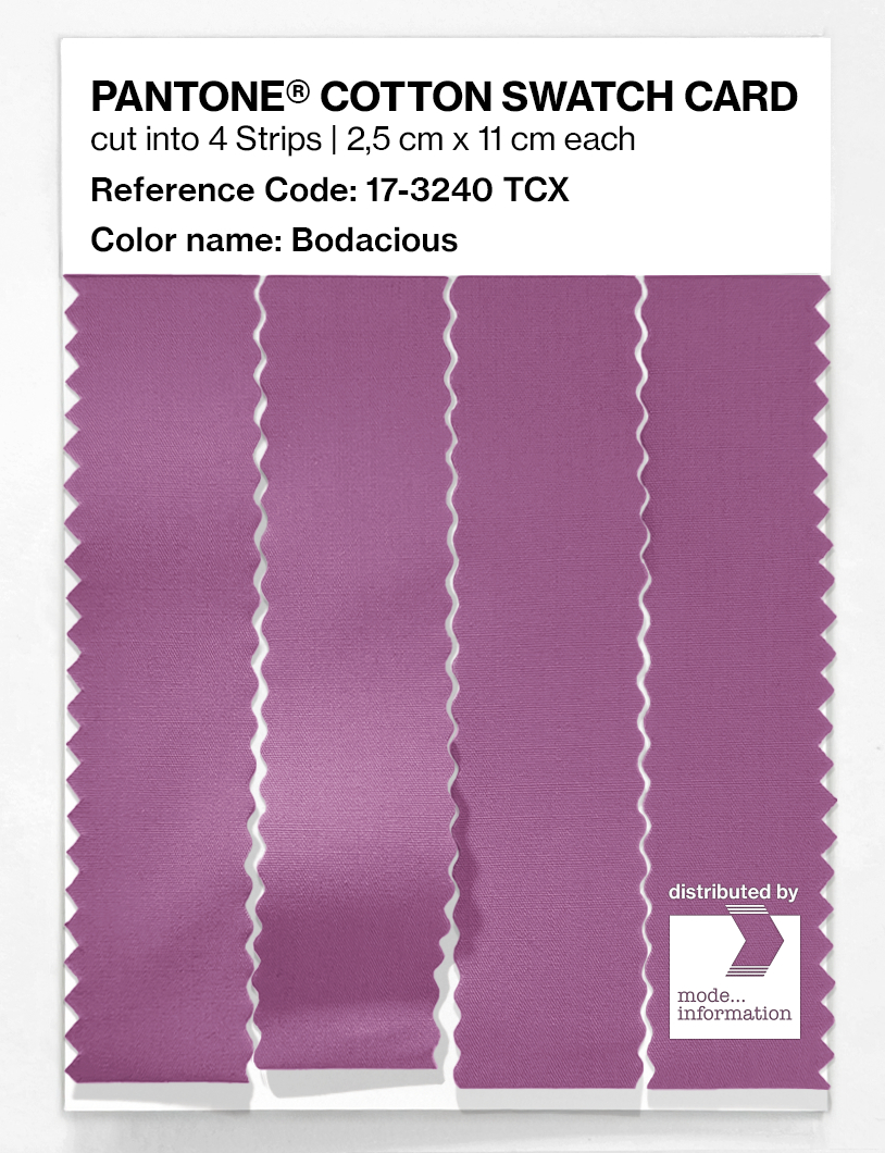 Artikelbild 3 des Artikels “PANTONE® COTTON SWATCH CARD 17-3240 TCX Bodacious “