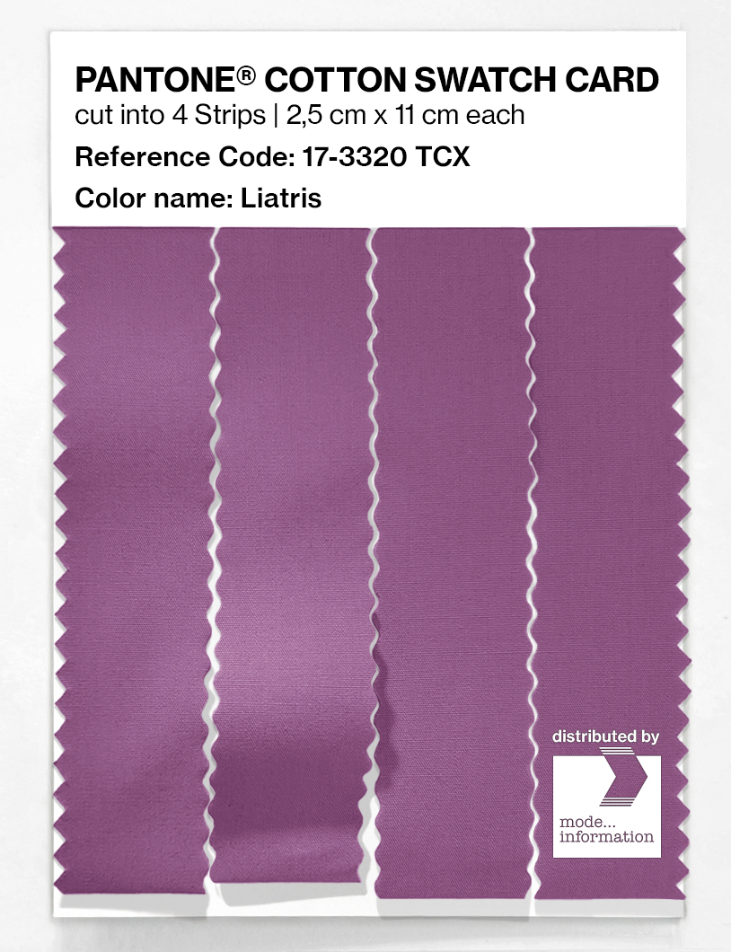 Artikelbild 3 des Artikels “PANTONE® COTTON SWATCH CARD 17-3320 TCX Liatris “