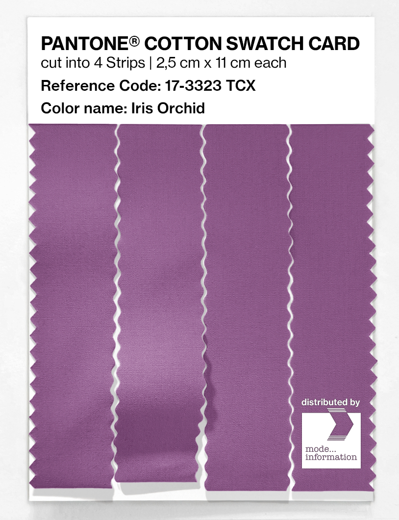 Artikelbild 3 des Artikels “PANTONE® COTTON SWATCH CARD 17-3323 TCX Iris Orchid “