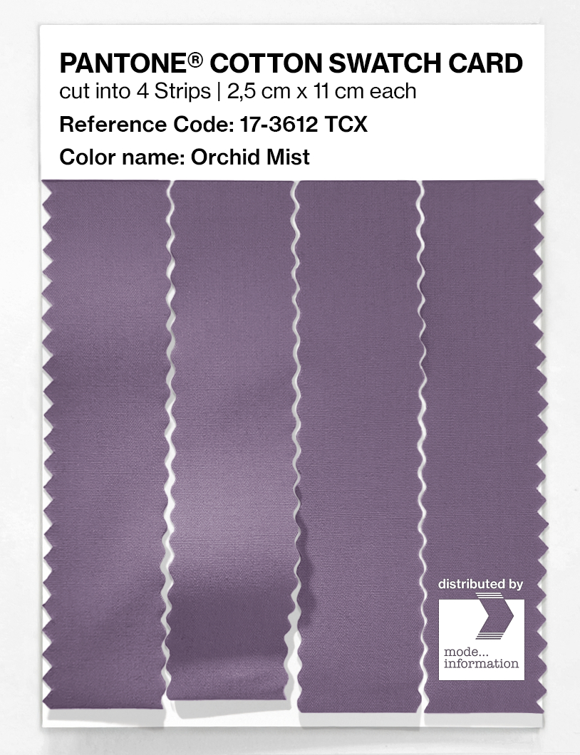 Artikelbild 3 des Artikels “PANTONE® COTTON SWATCH CARD 17-3612 TCX Orchid Mist “