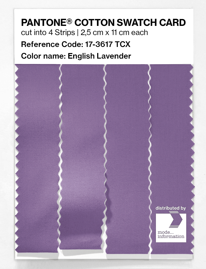 Artikelbild 3 des Artikels “PANTONE® COTTON SWATCH CARD 17-3617 TCX English Lavender “