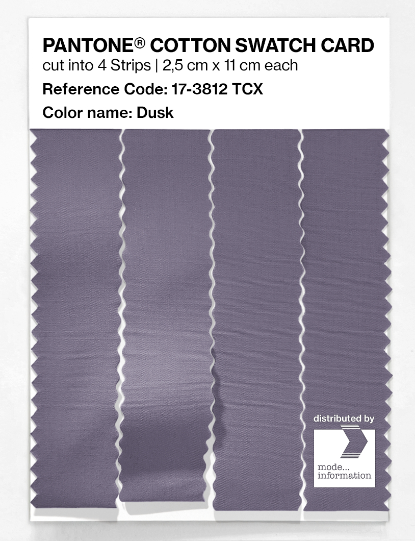 Artikelbild 3 des Artikels “PANTONE® COTTON SWATCH CARD 17-3812 TCX Dusk “