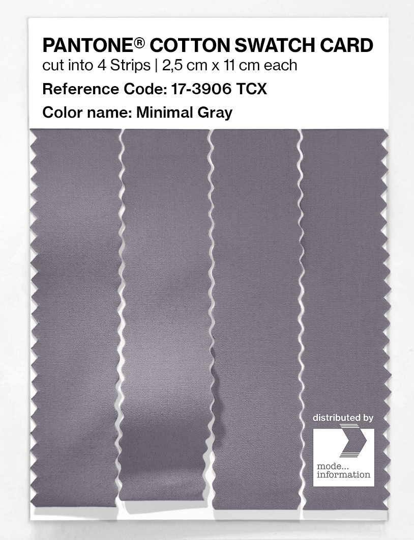 Artikelbild 3 des Artikels “PANTONE® COTTON SWATCH CARD 17-3906 TCX Minimal Gray “