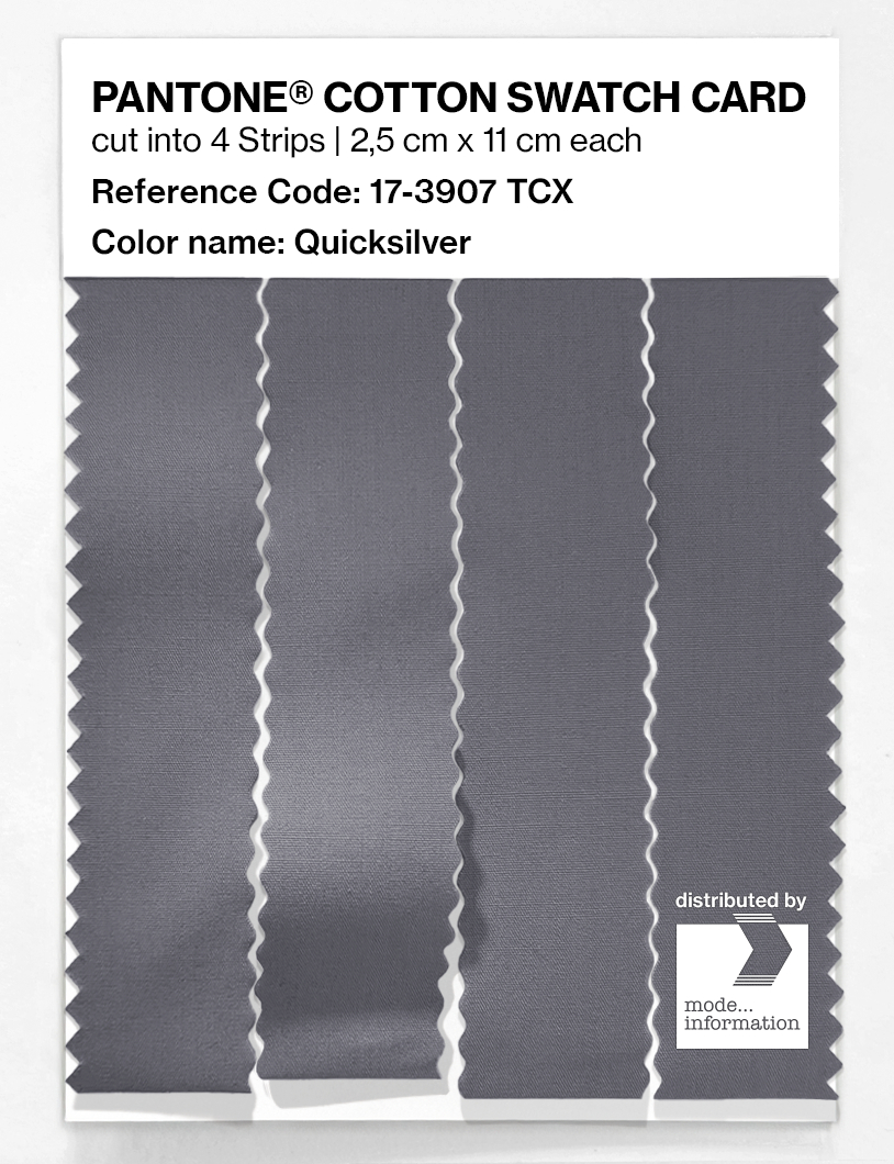 Artikelbild 3 des Artikels “PANTONE® COTTON SWATCH CARD 17-3907 TCX Quicksilver “