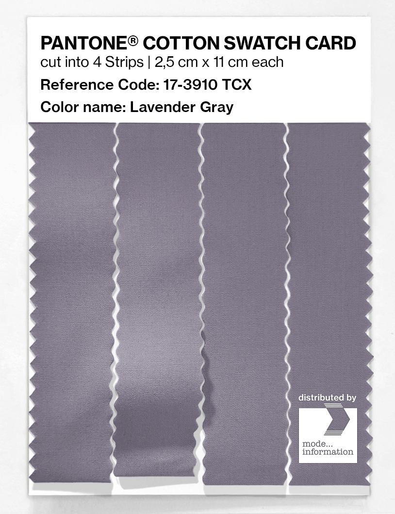 Artikelbild 3 des Artikels “PANTONE® COTTON SWATCH CARD 17-3910 TCX Lavender Gray “