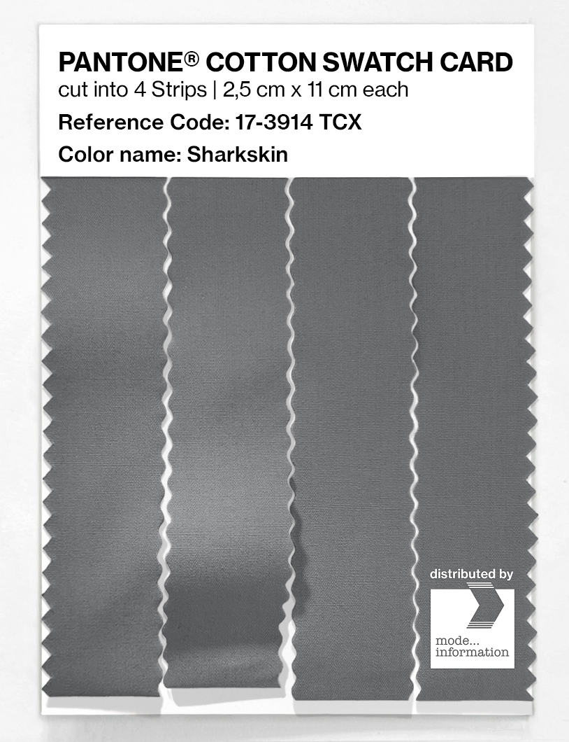 Artikelbild 3 des Artikels “PANTONE® COTTON SWATCH CARD 17-3914 TCX Sharkskin “