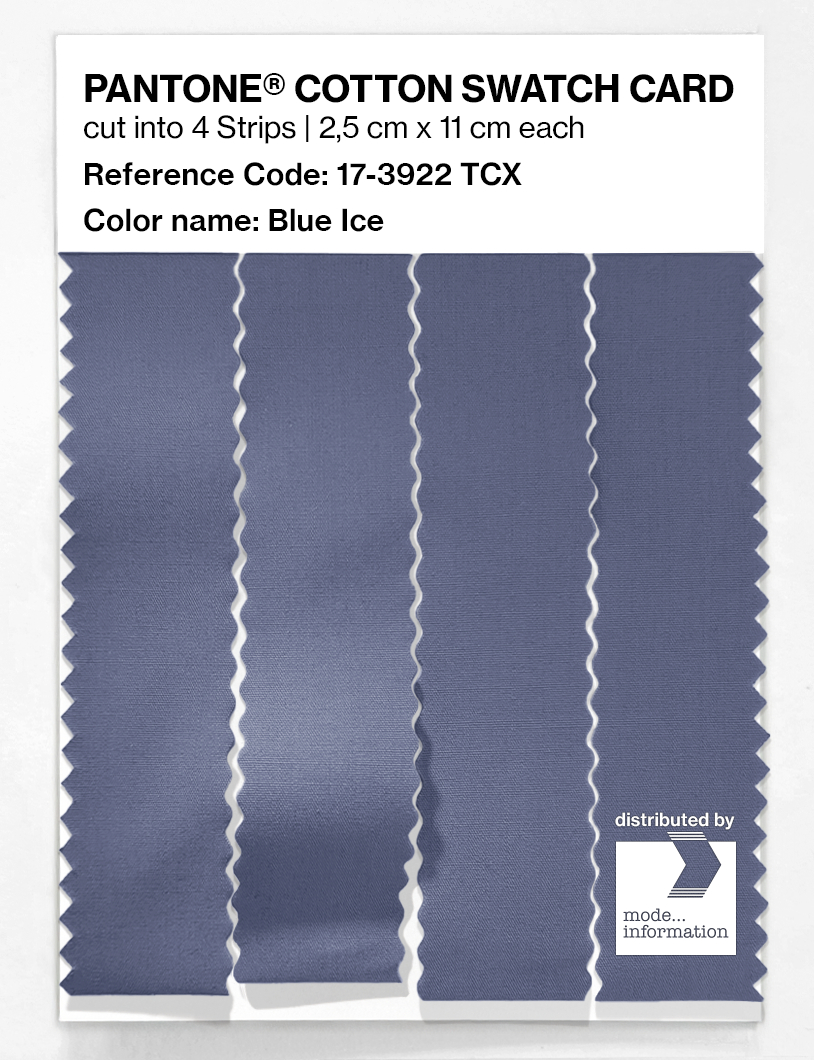 Artikelbild 3 des Artikels “PANTONE® COTTON SWATCH CARD 17-3922 TCX Blue Ice “