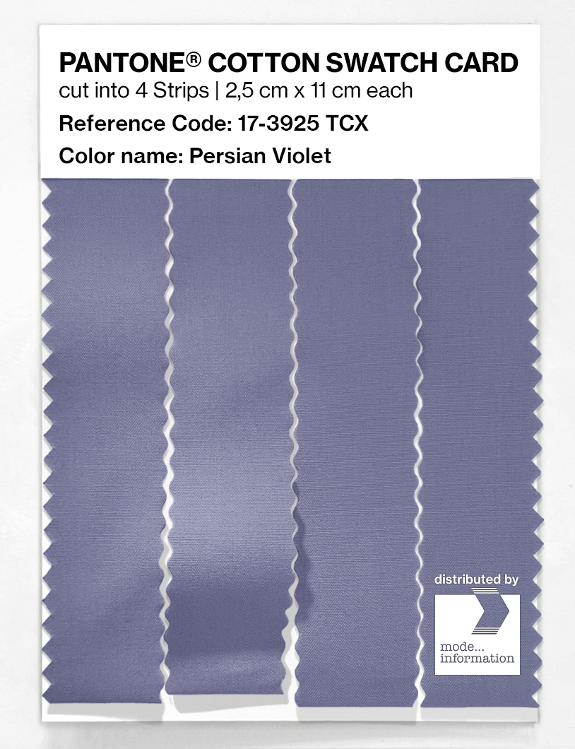 Product image 3 of the product “PANTONE® COTTON SWATCH CARD 17-3925 TCX Persian Violet ”