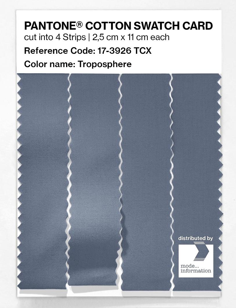 Artikelbild 3 des Artikels “PANTONE® COTTON SWATCH CARD 17-3926 TCX Troposphere “