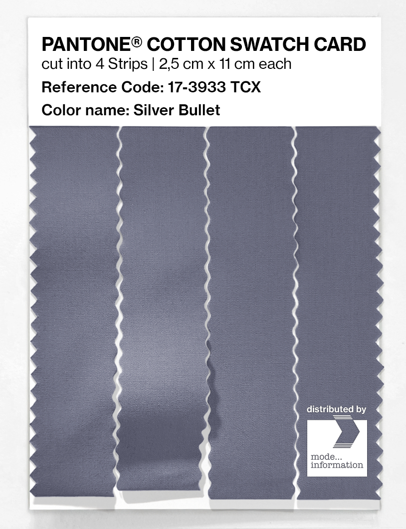Artikelbild 3 des Artikels “PANTONE® COTTON SWATCH CARD 17-3933 TCX Silver Bullet “