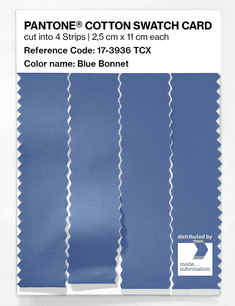 Artikelbild 3 des Artikels “PANTONE® COTTON SWATCH CARD 17-3936 TCX Blue Bonnet “