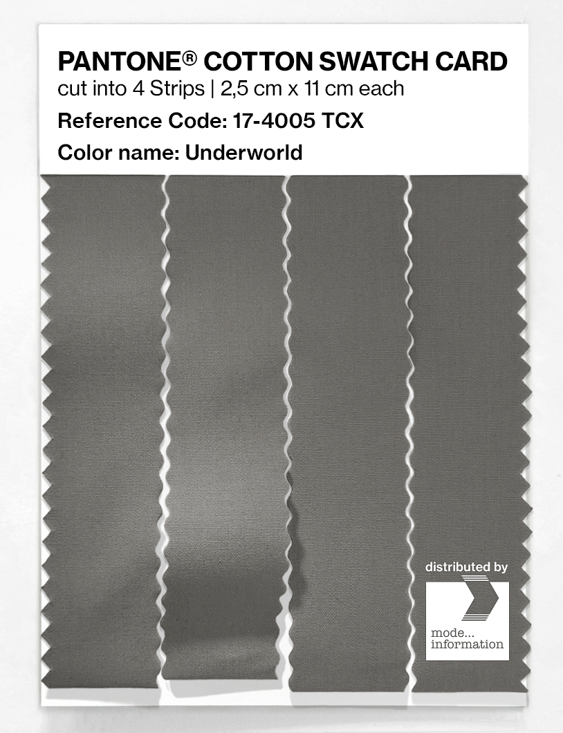Artikelbild 3 des Artikels “PANTONE® COTTON SWATCH CARD 17-4005 TCX Underworld “