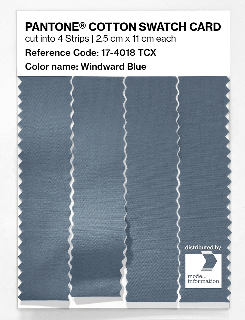 Artikelbild 3 des Artikels “PANTONE® COTTON SWATCH CARD 17-4018 TCX Windward Blue “