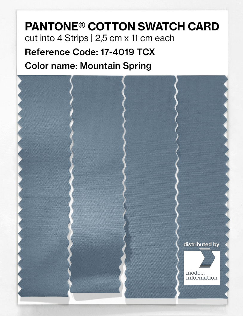 Artikelbild 3 des Artikels “PANTONE® COTTON SWATCH CARD 17-4019 TCX Mountain Spring “