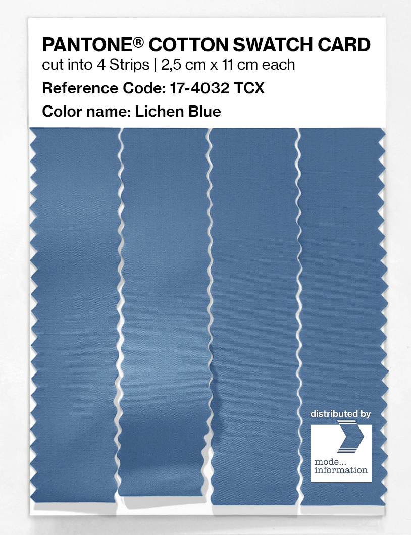 Artikelbild 3 des Artikels “PANTONE® COTTON SWATCH CARD 17-4032 TCX Lichen Blue “