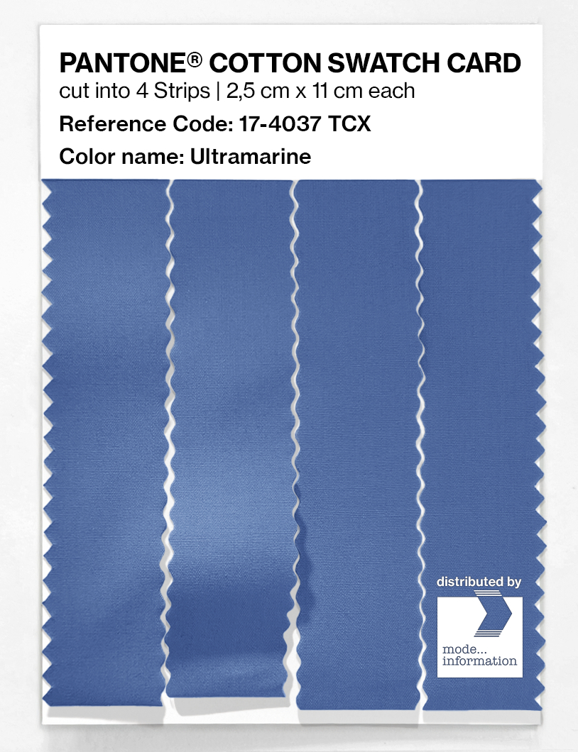 Artikelbild 3 des Artikels “PANTONE® COTTON SWATCH CARD 17-4037 TCX Ultramarine “