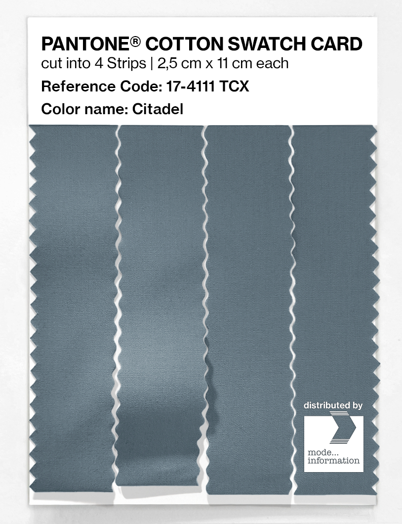 Artikelbild 3 des Artikels “PANTONE® COTTON SWATCH CARD 17-4111 TCX Citadel “
