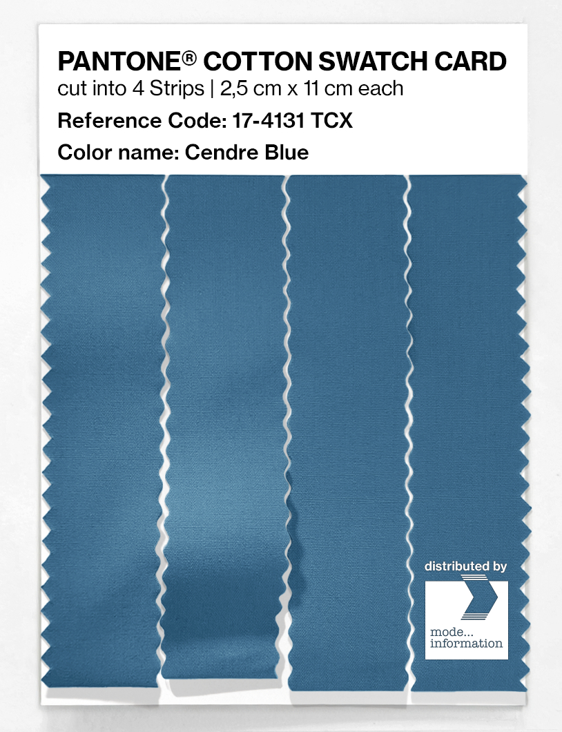 Artikelbild 3 des Artikels “PANTONE® COTTON SWATCH CARD 17-4131 TCX Cendre Blue “
