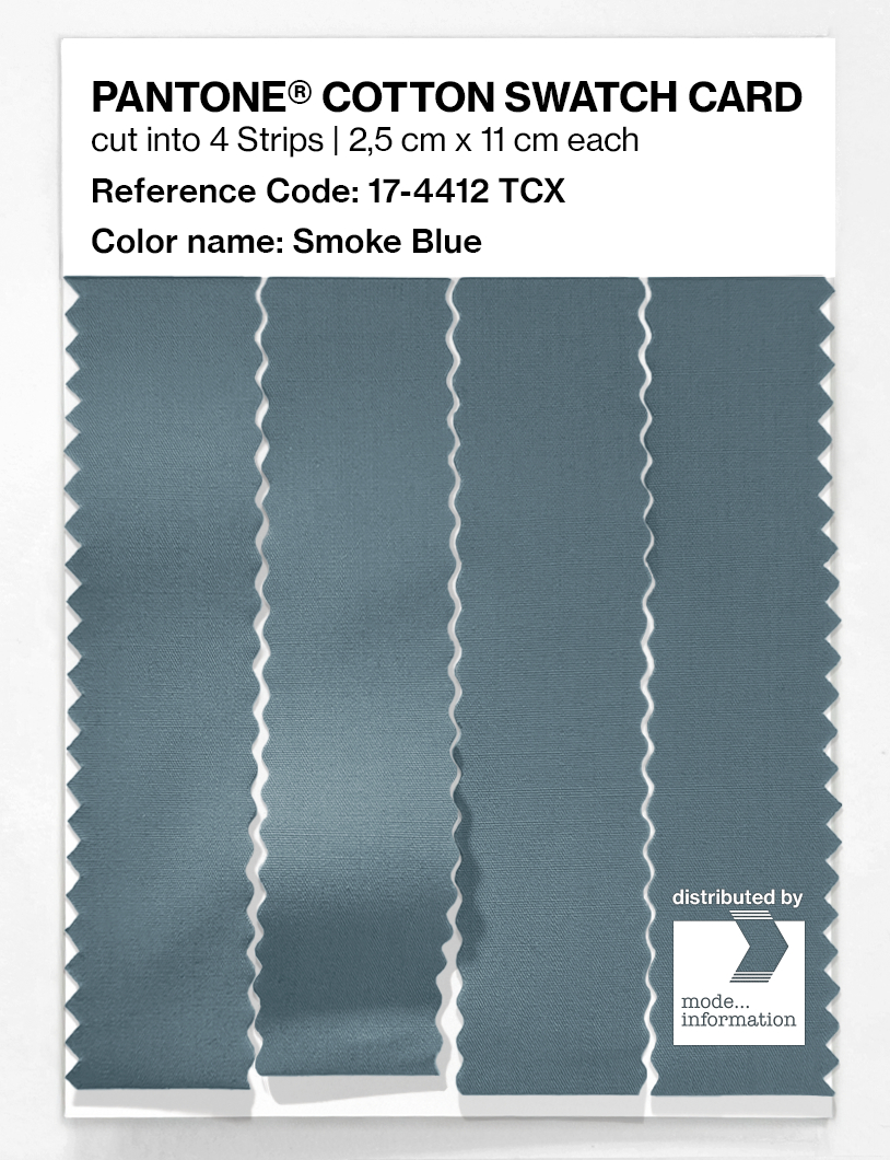 Artikelbild 3 des Artikels “PANTONE® COTTON SWATCH CARD 17-4412 TCX Smoke Blue “