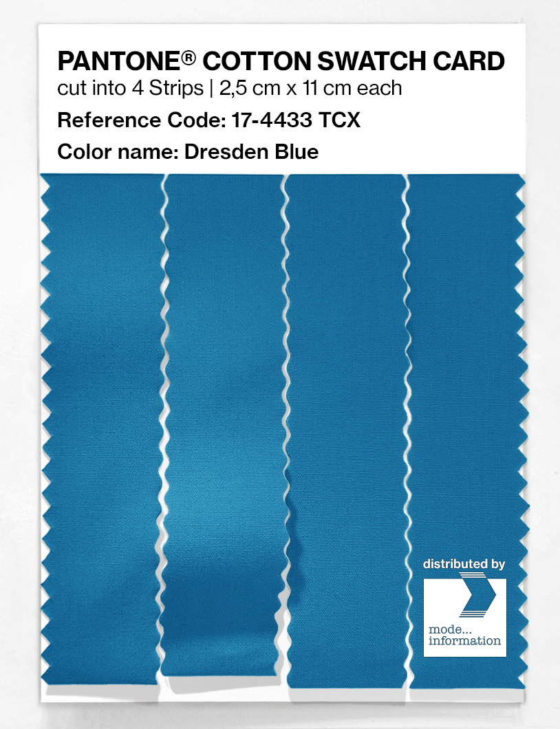 Artikelbild 3 des Artikels “PANTONE® COTTON SWATCH CARD 17-4433 TCX Dresden Blue “