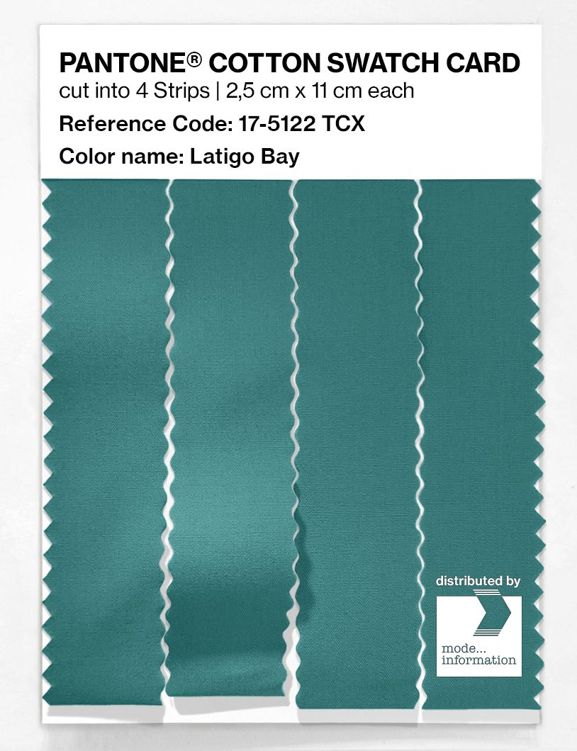 Artikelbild 3 des Artikels “PANTONE® COTTON SWATCH CARD 17-5122 TCX Latigo Bay “