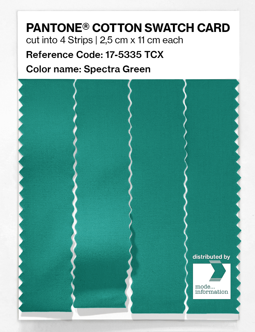 Artikelbild 3 des Artikels “PANTONE® COTTON SWATCH CARD 17-5335 TCX Spectra Green “