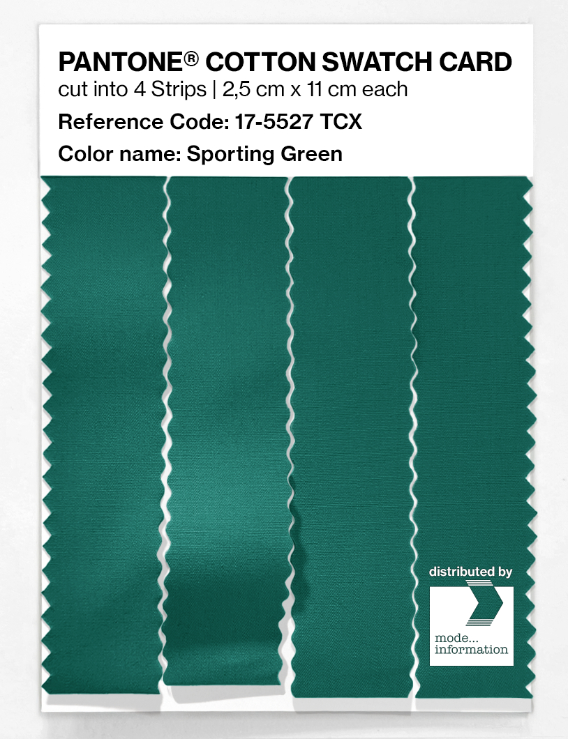 Artikelbild 3 des Artikels “PANTONE® COTTON SWATCH CARD 17-5527 TCX Sporting Green “