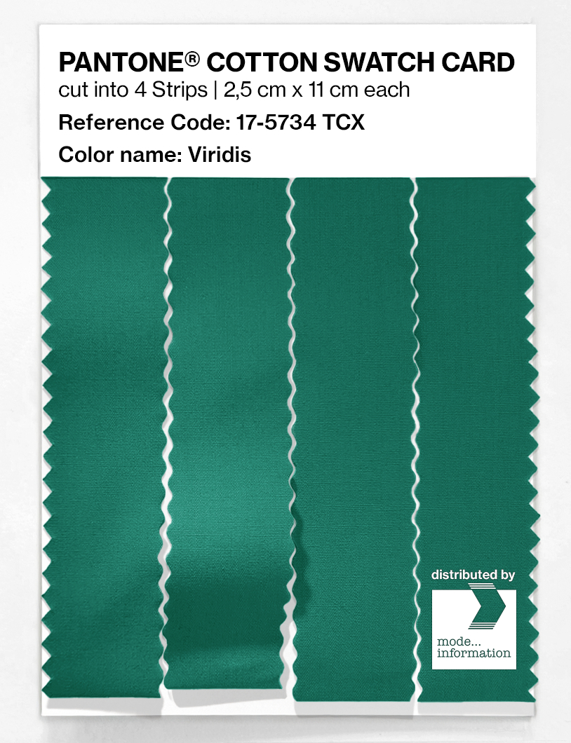 Artikelbild 3 des Artikels “PANTONE® COTTON SWATCH CARD 17-5734 TCX Viridis “