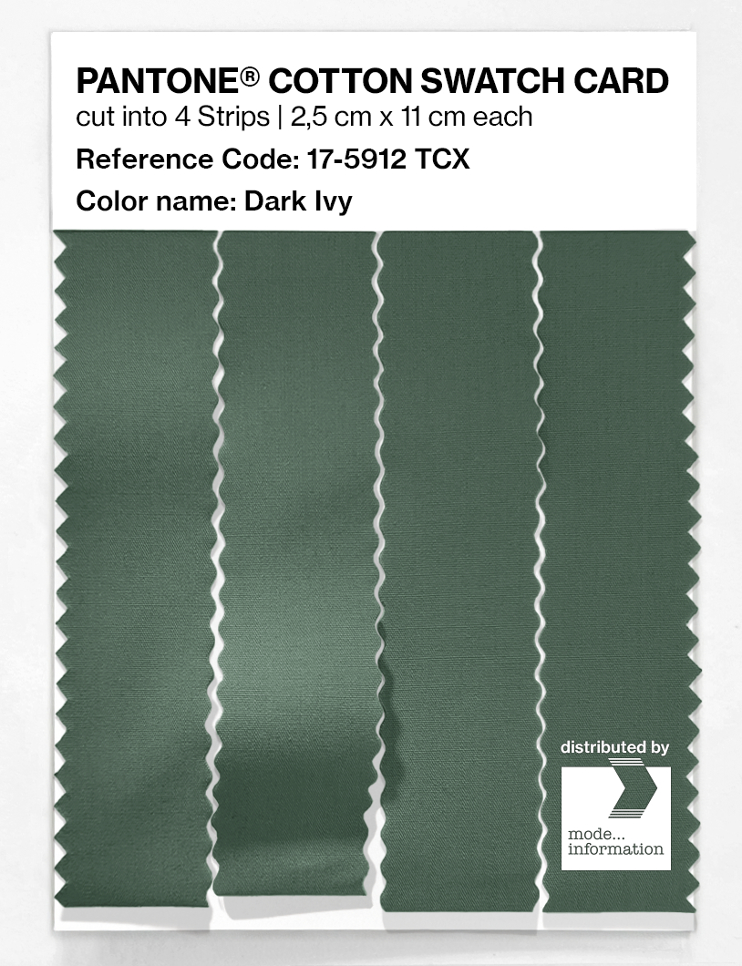 Product image 3 of the product “PANTONE® COTTON SWATCH CARD 17-5912 TCX Dark Ivy ”