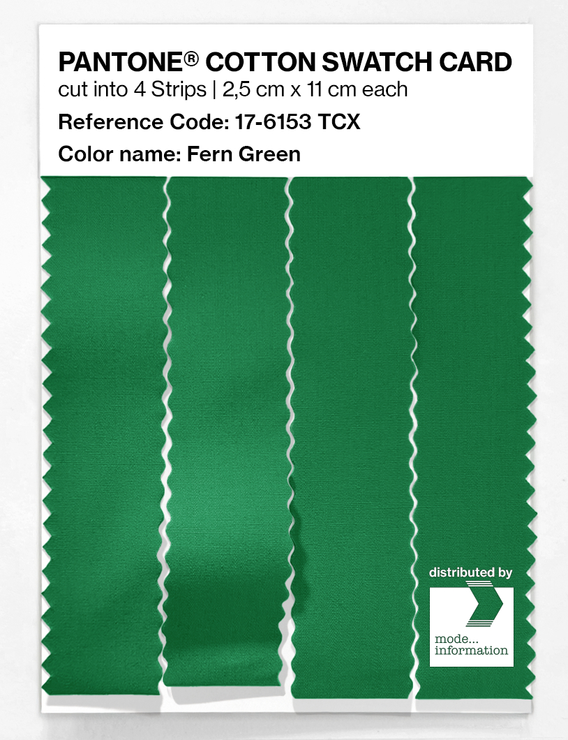 Artikelbild 3 des Artikels “PANTONE® COTTON SWATCH CARD 17-6153 TCX Fern Green “