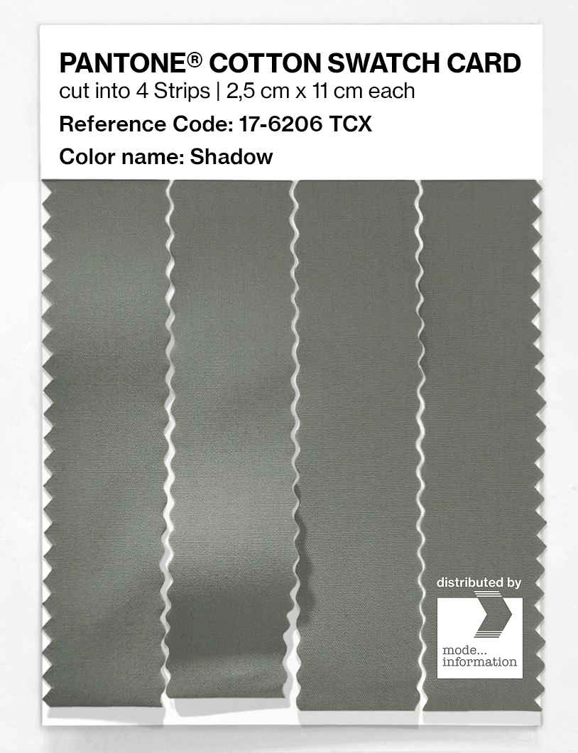 Artikelbild 3 des Artikels “PANTONE® COTTON SWATCH CARD 17-6206 TCX Shadow “