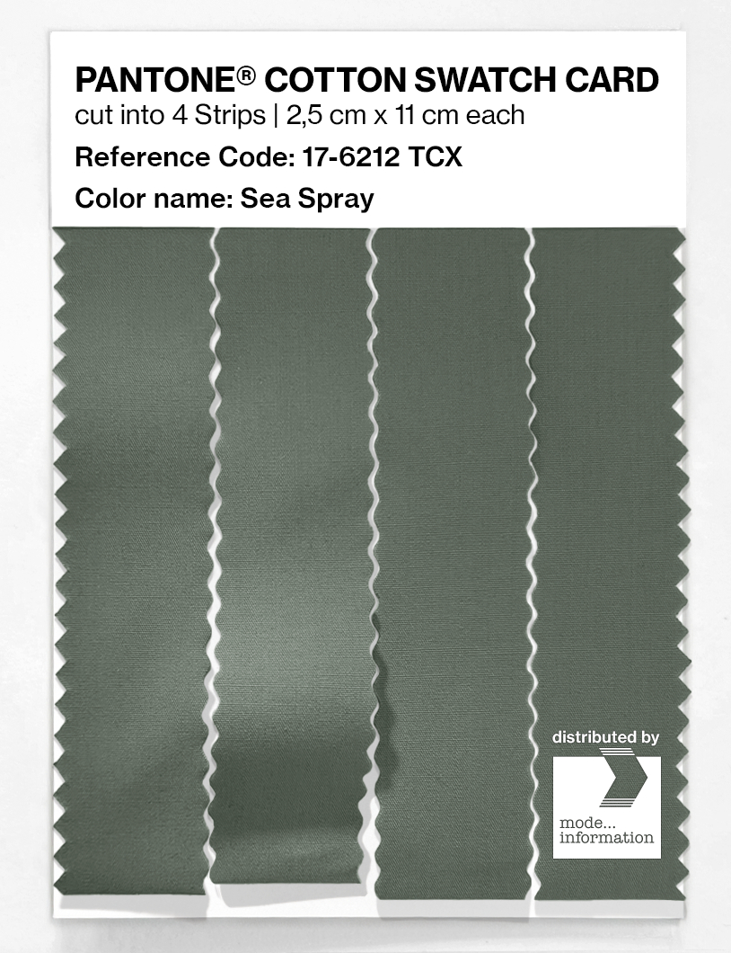 Artikelbild 3 des Artikels “PANTONE® COTTON SWATCH CARD 17-6212 TCX Sea Spray “