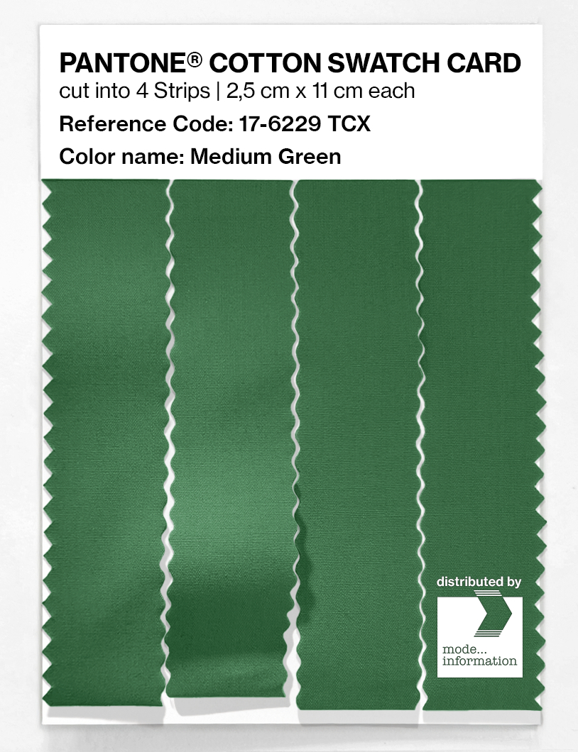 Artikelbild 3 des Artikels “PANTONE® COTTON SWATCH CARD 17-6229 TCX Medium Green “