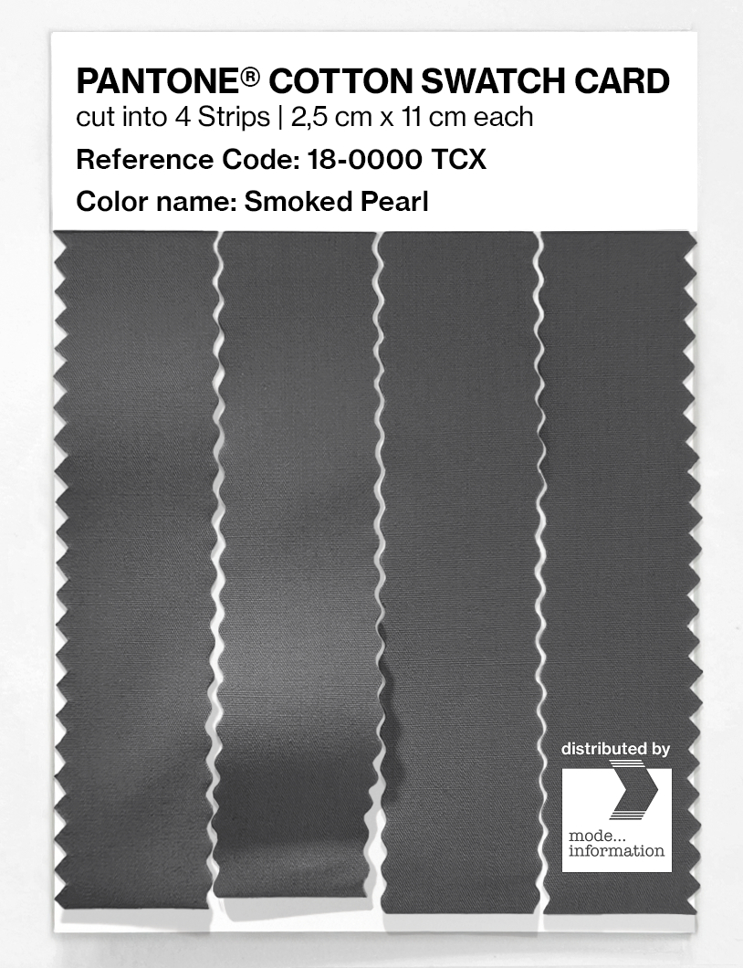 Artikelbild 3 des Artikels “PANTONE® COTTON SWATCH CARD 18-0000 TCX Smoked Pearl “