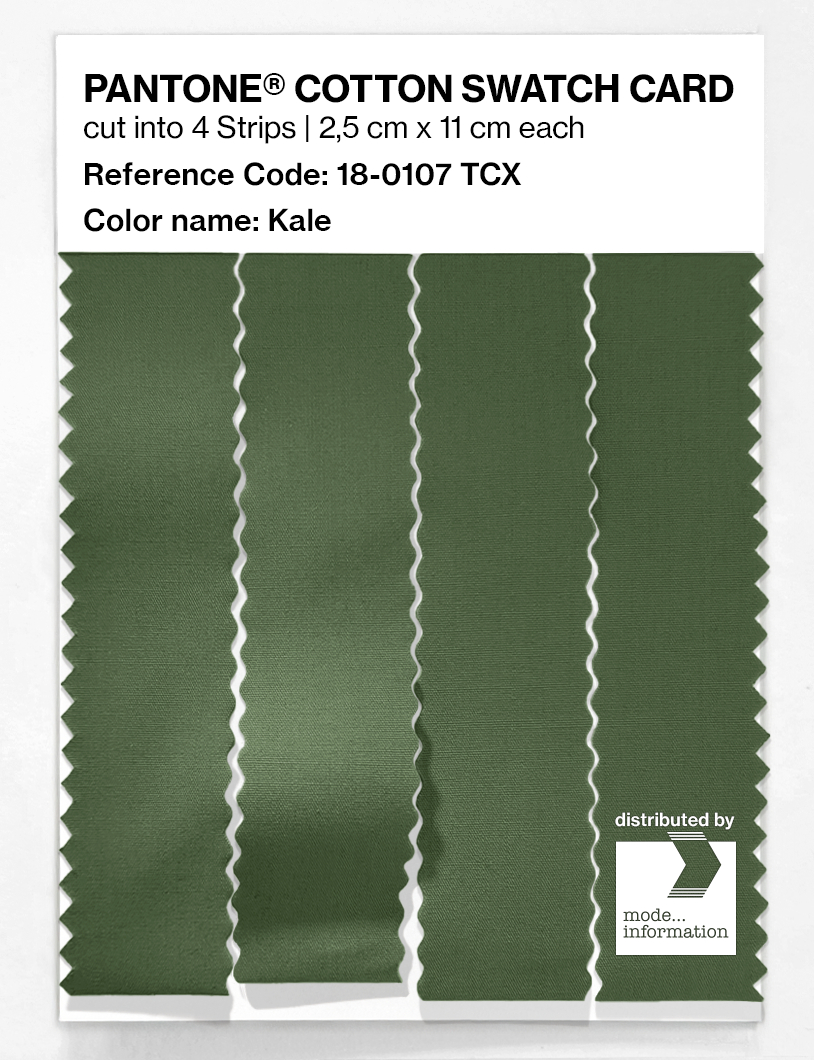 Artikelbild 3 des Artikels “PANTONE® COTTON SWATCH CARD 18-0107 TCX Kale “