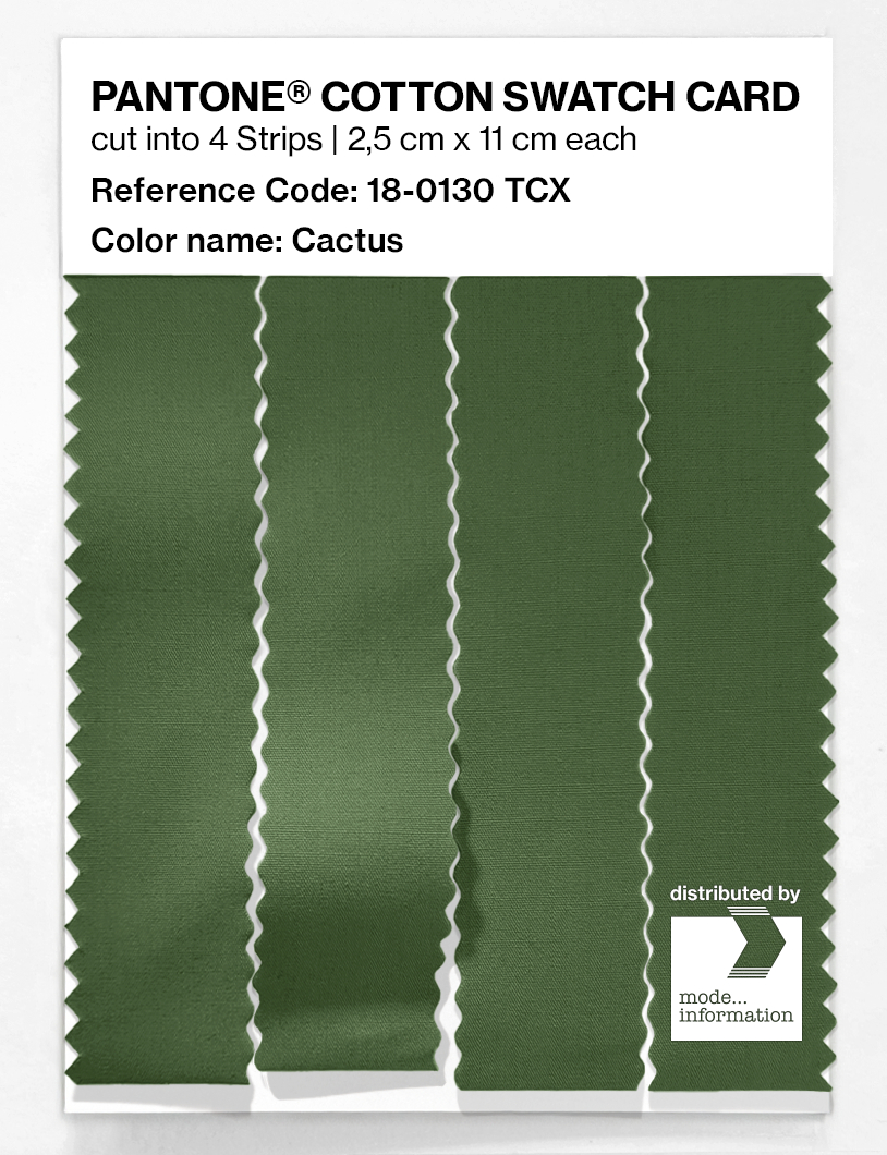 Artikelbild 3 des Artikels “PANTONE® COTTON SWATCH CARD 18-0130 TCX Cactus “