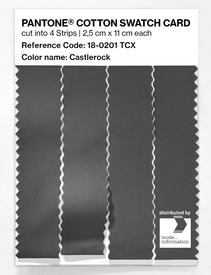 Artikelbild 3 des Artikels “PANTONE® COTTON SWATCH CARD 18-0201 TCX Castlerock “