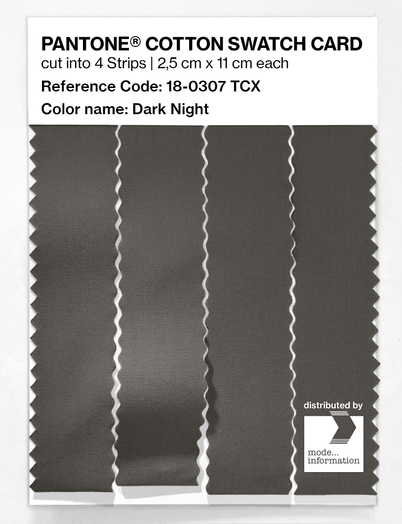 Artikelbild 3 des Artikels “PANTONE® COTTON SWATCH CARD 18-0307 TCX Dark Night “