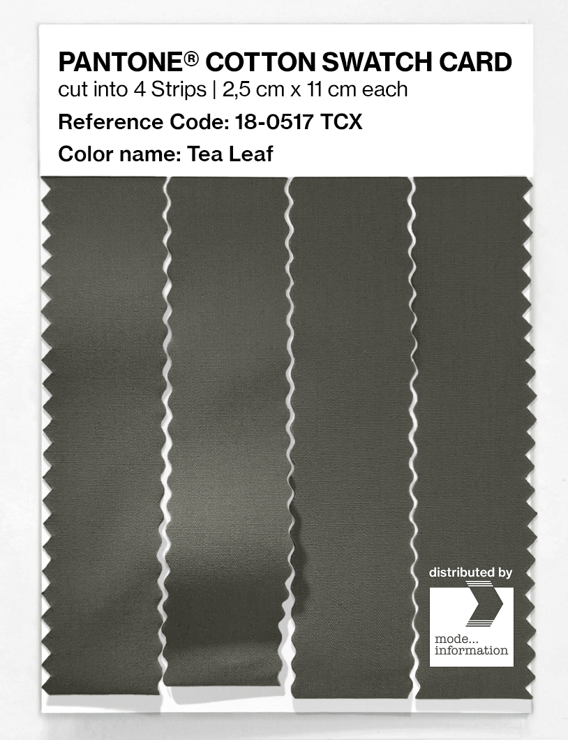 Artikelbild 3 des Artikels “PANTONE® COTTON SWATCH CARD 18-0517 TCX Tea Leaf “