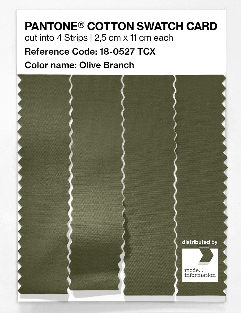 Artikelbild 3 des Artikels “PANTONE® COTTON SWATCH CARD 18-0527 TCX Olive Branch “
