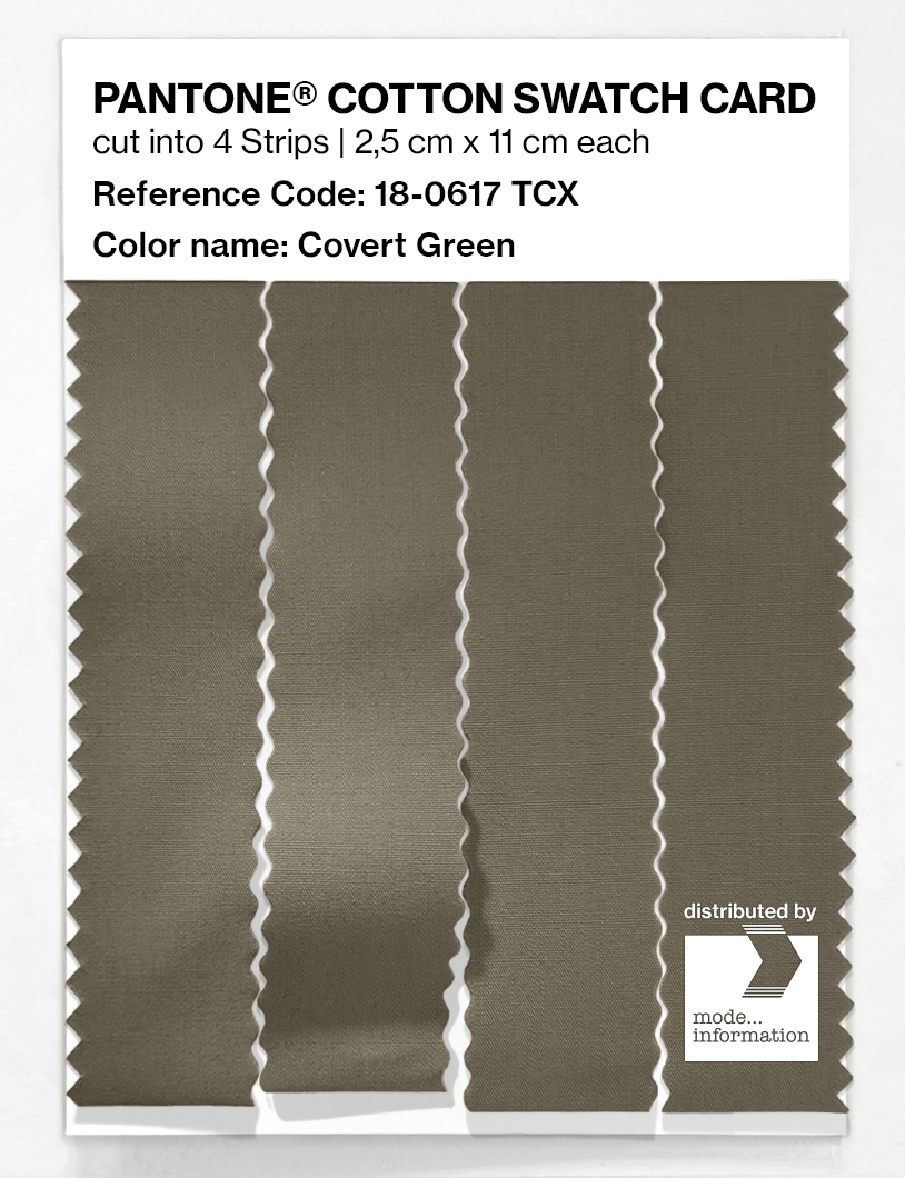 Artikelbild 3 des Artikels “PANTONE® COTTON SWATCH CARD 18-0617 TCX Covert Green “