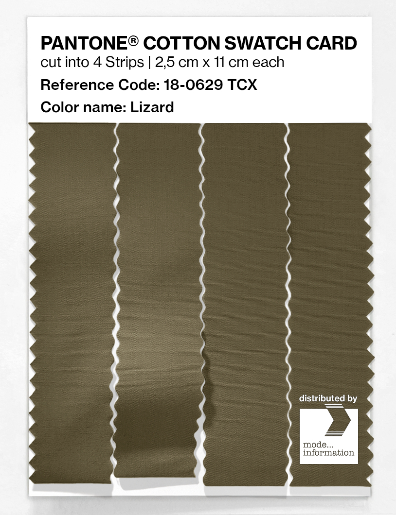Artikelbild 3 des Artikels “PANTONE® COTTON SWATCH CARD 18-0629 TCX Lizard “