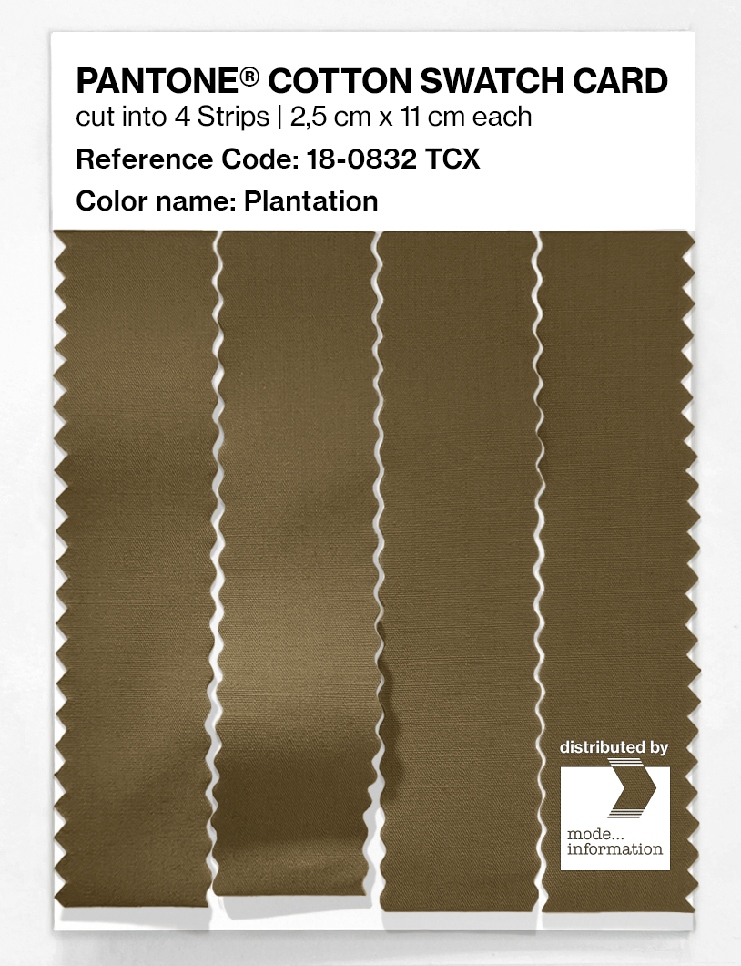Artikelbild 3 des Artikels “PANTONE® COTTON SWATCH CARD 18-0832 TCX Plantation “