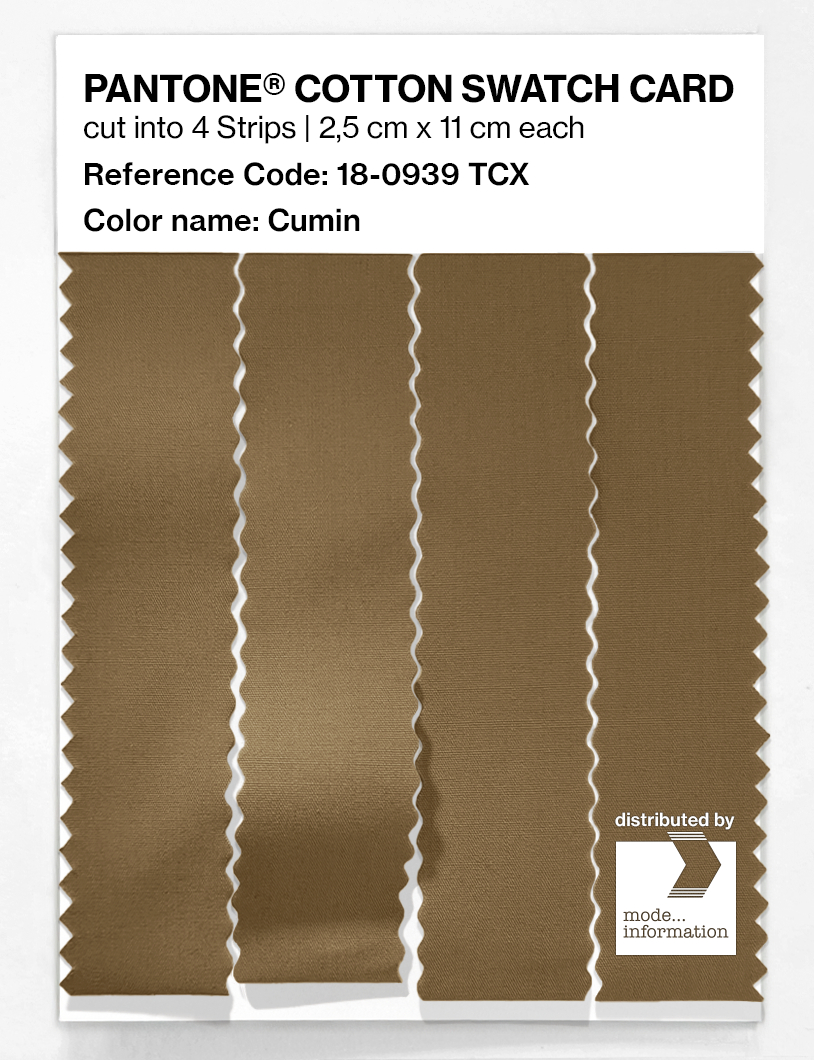 Artikelbild 3 des Artikels “PANTONE® COTTON SWATCH CARD 18-0939 TCX Cumin “