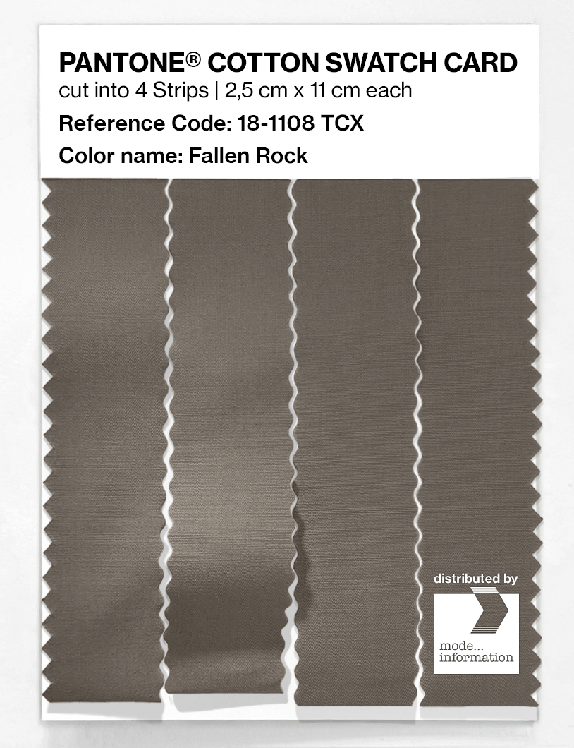 Artikelbild 3 des Artikels “PANTONE® COTTON SWATCH CARD 18-1108 TCX Fallen Rock “