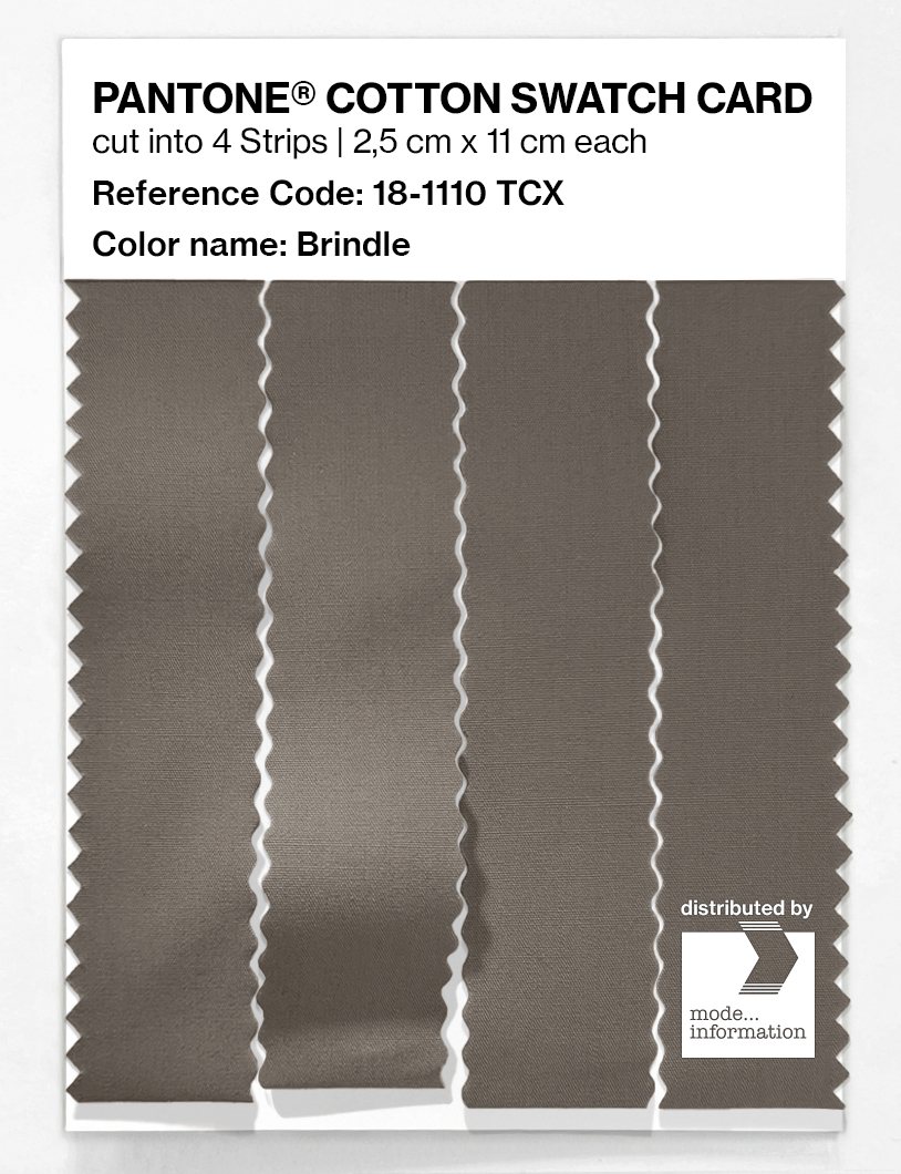 Artikelbild 3 des Artikels “PANTONE® COTTON SWATCH CARD 18-1110 TCX Brindle “