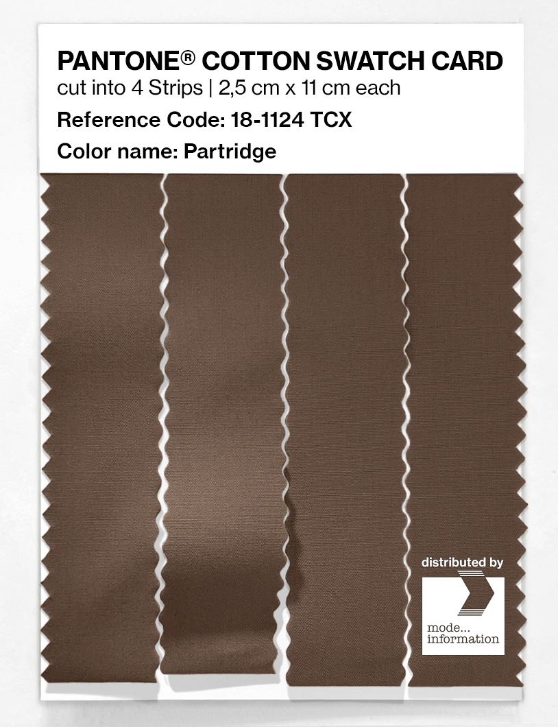 Artikelbild 3 des Artikels “PANTONE® COTTON SWATCH CARD 18-1124 TCX Partridge “