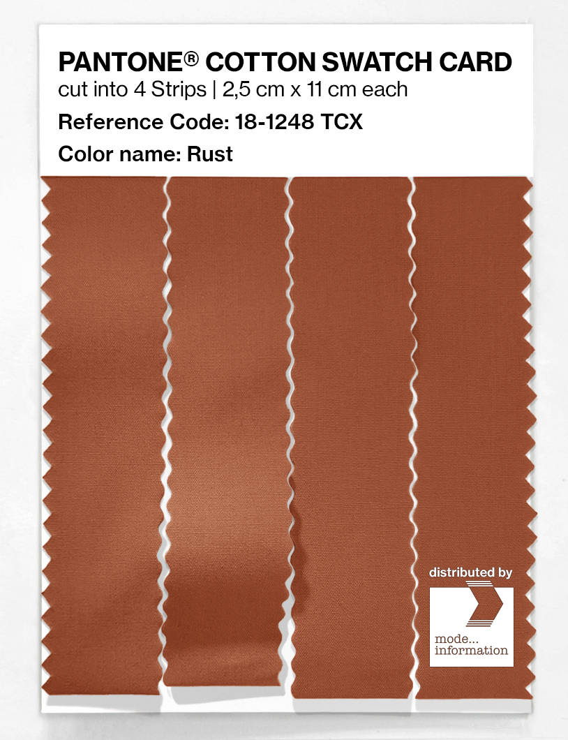 Artikelbild 3 des Artikels “PANTONE® COTTON SWATCH CARD 18-1248 TCX Rust “