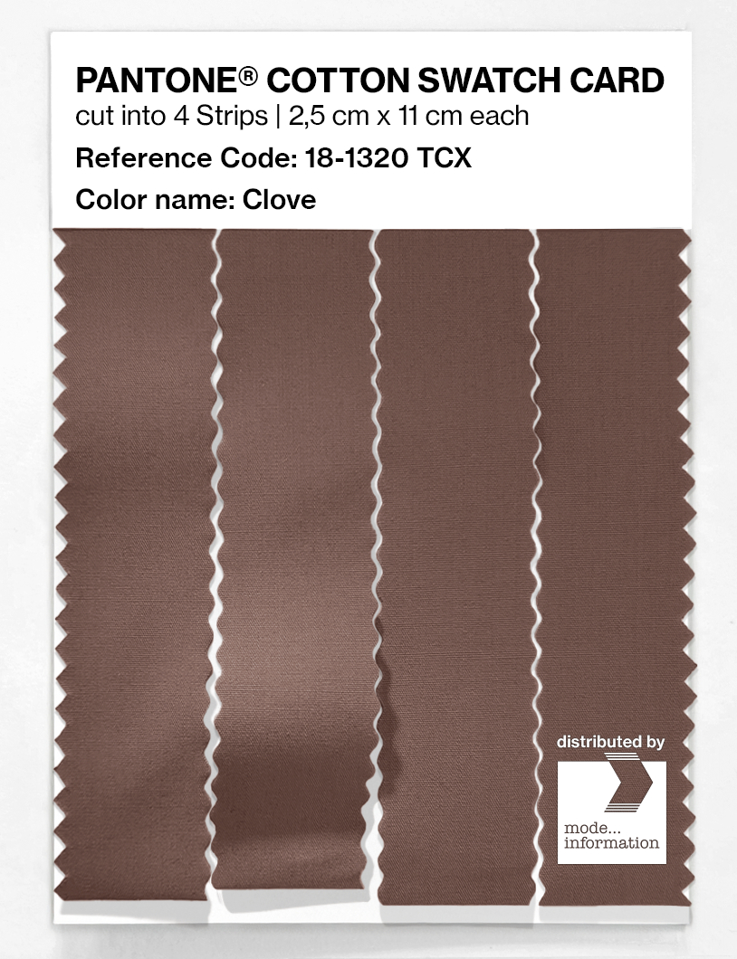Artikelbild 3 des Artikels “PANTONE® COTTON SWATCH CARD 18-1320 TCX Clove “